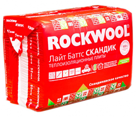Утеплитель Rockwool Лайт Баттс Скандик